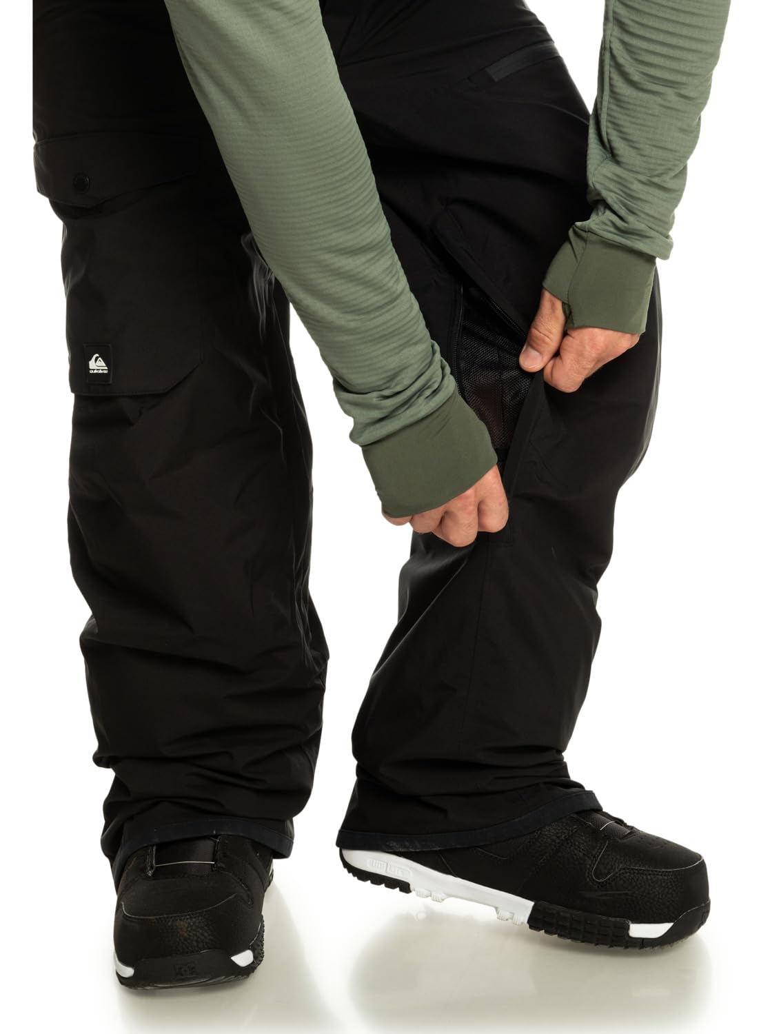 Quiksilver Men's Utility Bib Overalls - Durable Workwear Jeans for Outdoor & Farming Activities