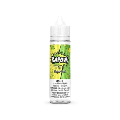 Super Sour Kapow E-Liquid - 60mL Vape Juice for Refreshing Flavor | Perfect for All-Day Vaping & Cloud Chasing