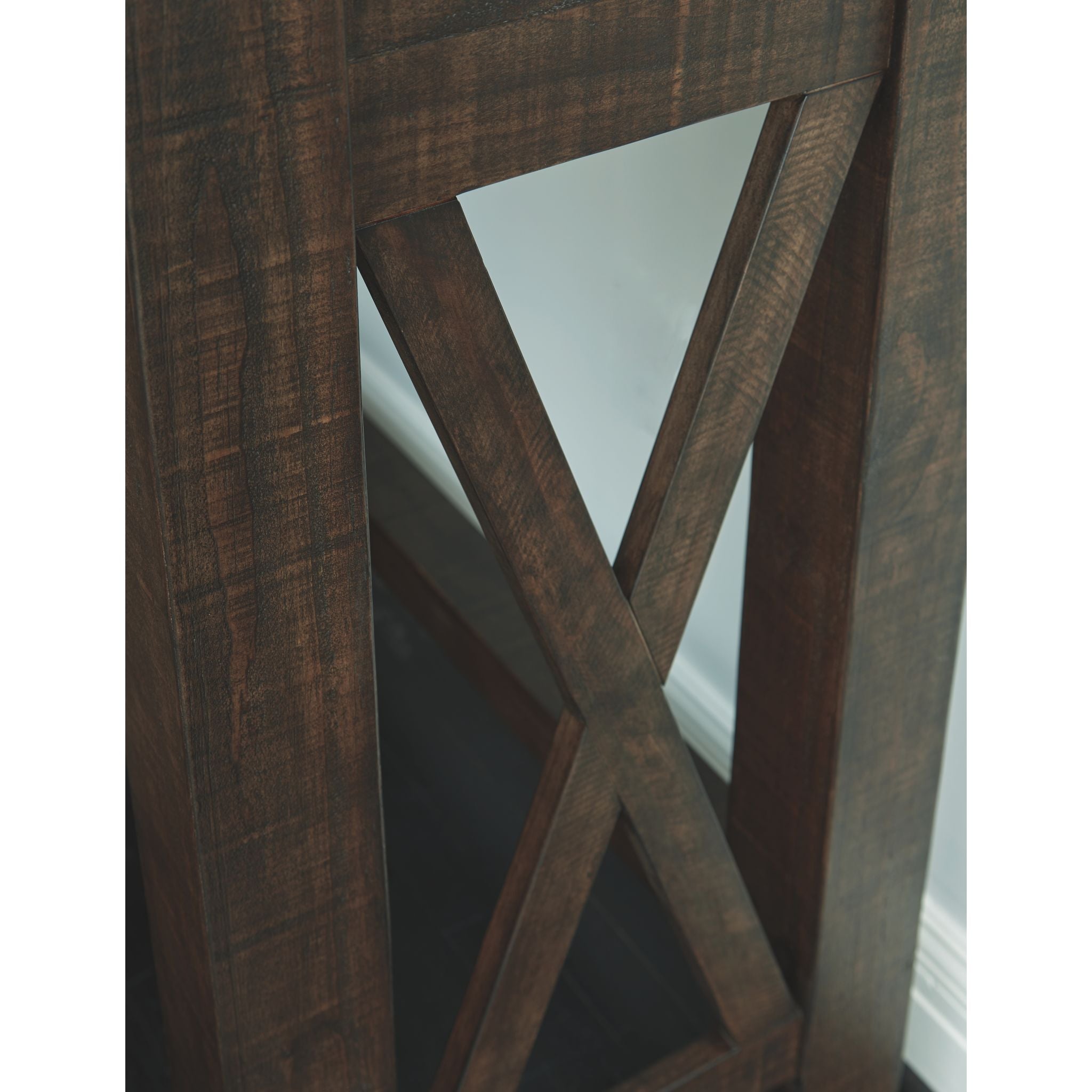 Handcrafted Dark Brown Wooden Bar Counter - D498 65 - Perfect for Home Bars, Restaurants & Entertainment Spaces