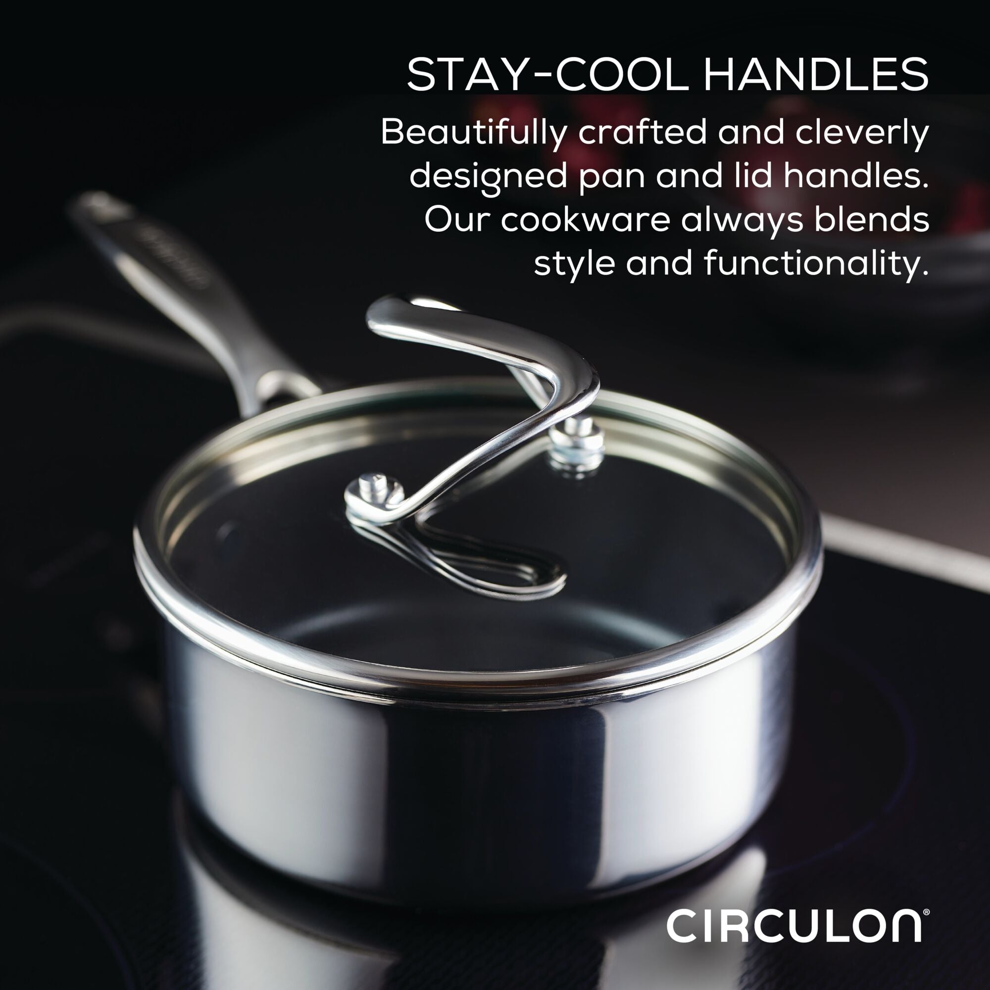 Premium 8.5 & 10 Inch Tri-Ply Clad Nonstick Frying Pan Set - Professional Cookware for Sauteing, Frying & Everyday Cooking | Dishwasher Safe & Oven Safe Up to 500°F