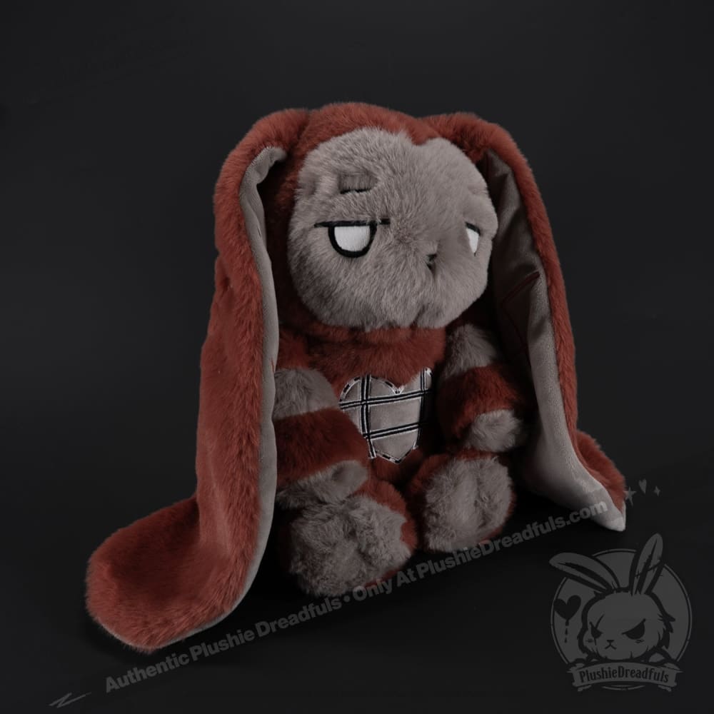Plushie Dreadfuls Antisocial Personality Disorder Rabbit V2 - Soft Stuffed Animal Toy for Mental Health Awareness, Comfort & Therapy | Perfect Gift for Anxiety Relief, PTSD Support & Emotional Healing