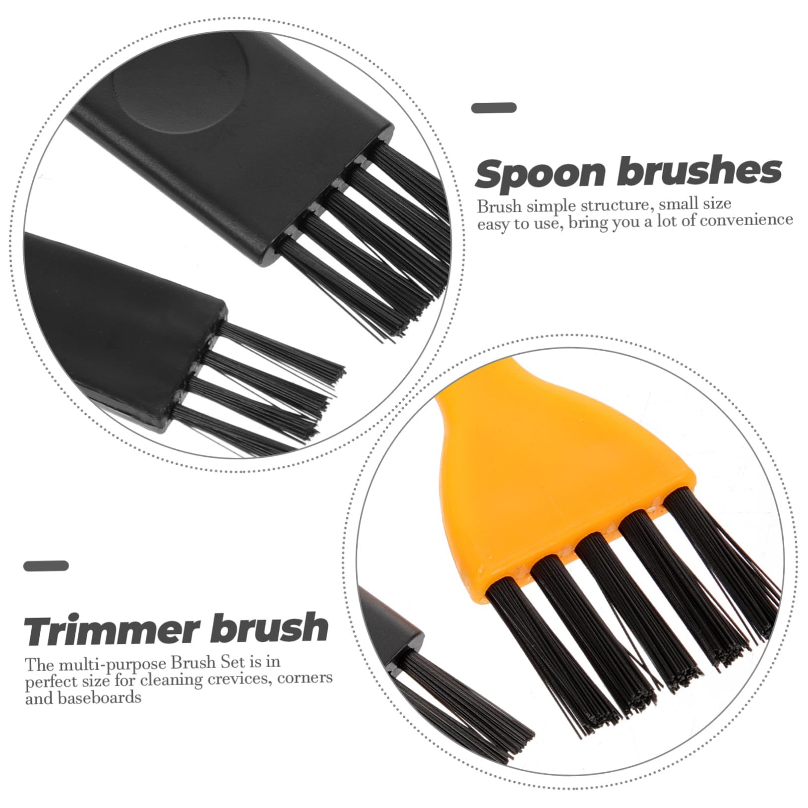 96 Pcs Electric Cleaning Brush Set - Mini Razor Brush, Beard Trimmer, Ear Wax Spoon, Paintbrush Cleaner, Keyboard & Humidifier Cleaner - Perfect for Grooming, Electronics & Home Cleaning