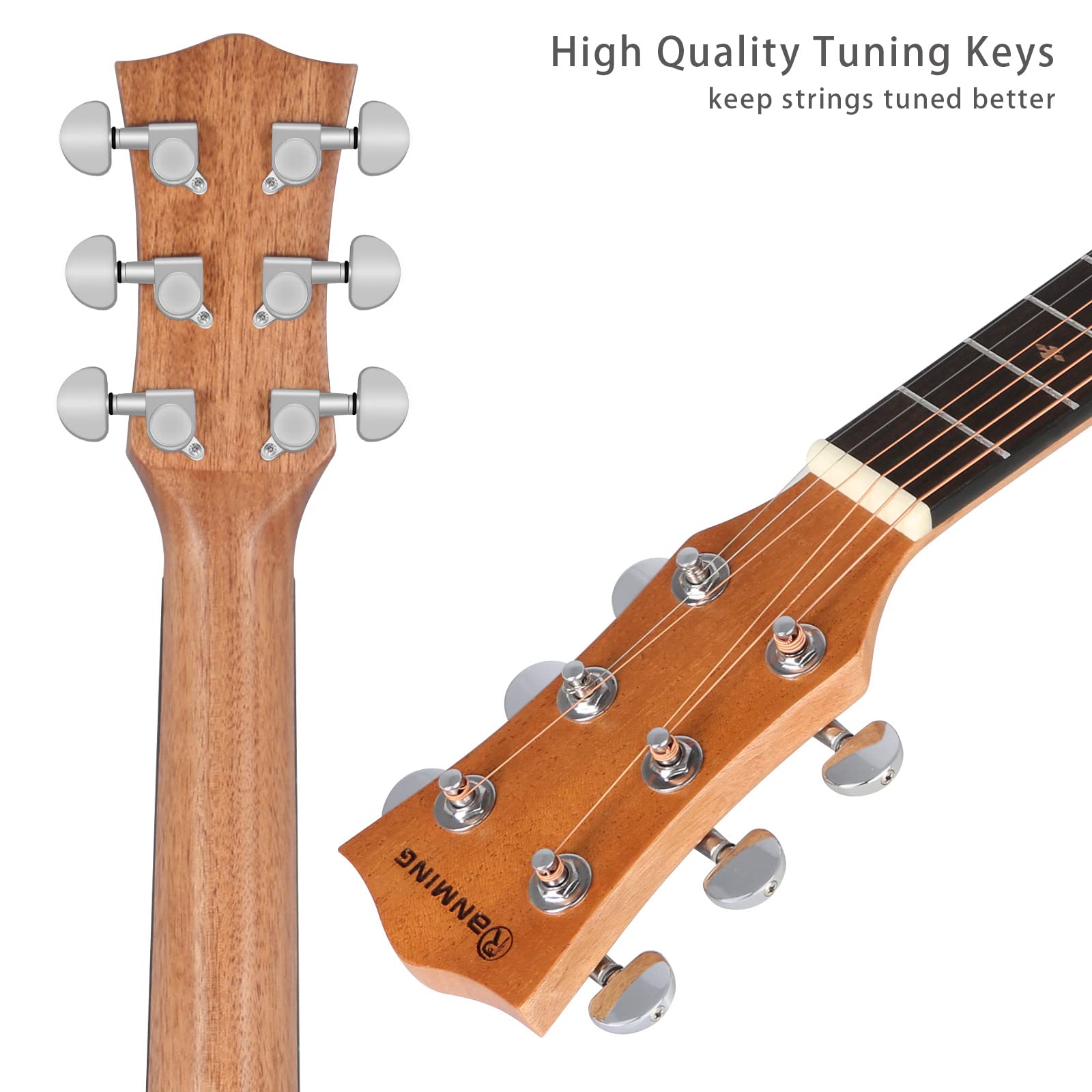Premium 30 Inch Baritone Ukulele Guitar - Mahogany Wood 6-String Guitalele with Gig Bag & Strings | Perfect for Adults, Kids & Beginners | Ideal for Travel, Camping, Music Lessons & Home Practice