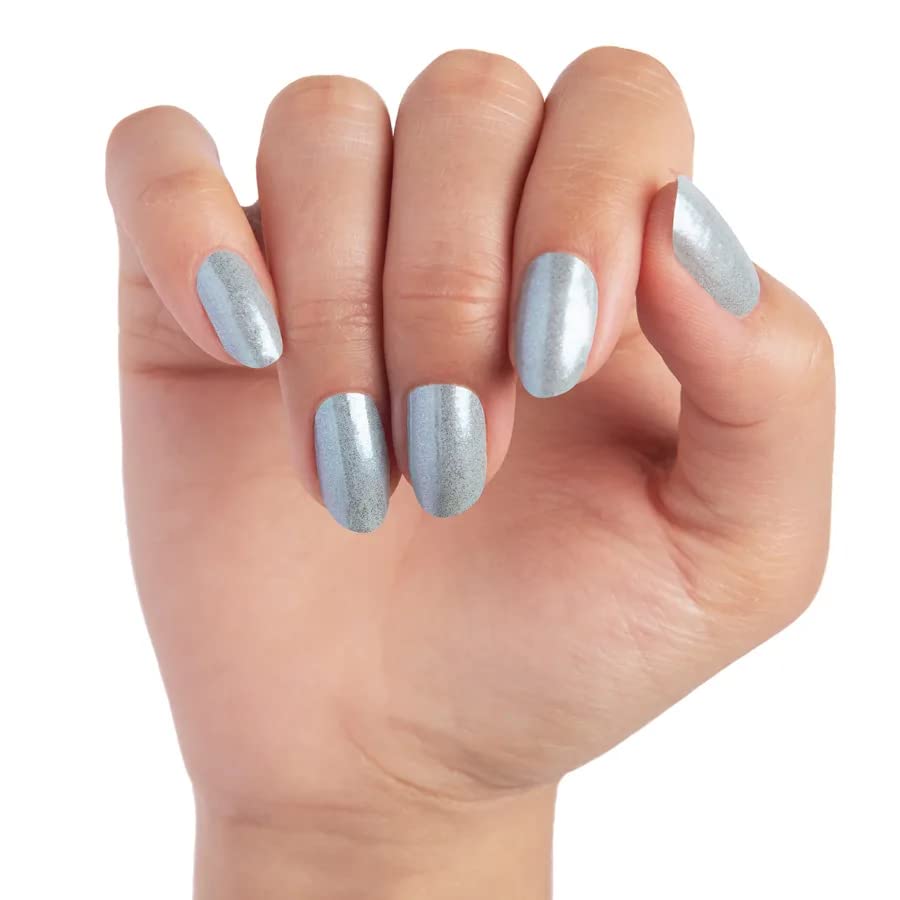 Color Street Nail Strips - 'Toast From the Coast 2022' Collection | Crete-Inspired Clear & Blue Nail Polish Strips | Perfect for Vacations, Beach Trips & Summer Nail Art