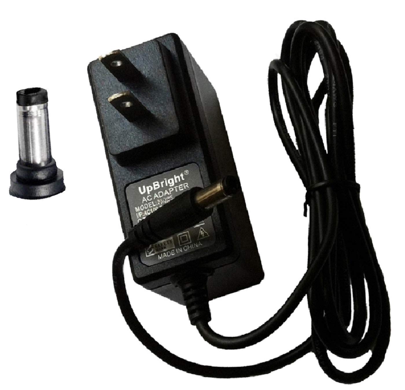 UpBright 6V AC/DC Adapter Power Supply for Bladez Fitness Rowing Machines, Gold's Gym Spin Trainers & More - Compatible with Cascade Rower, Transom Rower, R250 6VDC Models - Perfect for Home Gym Equipment Charging & Power Needs