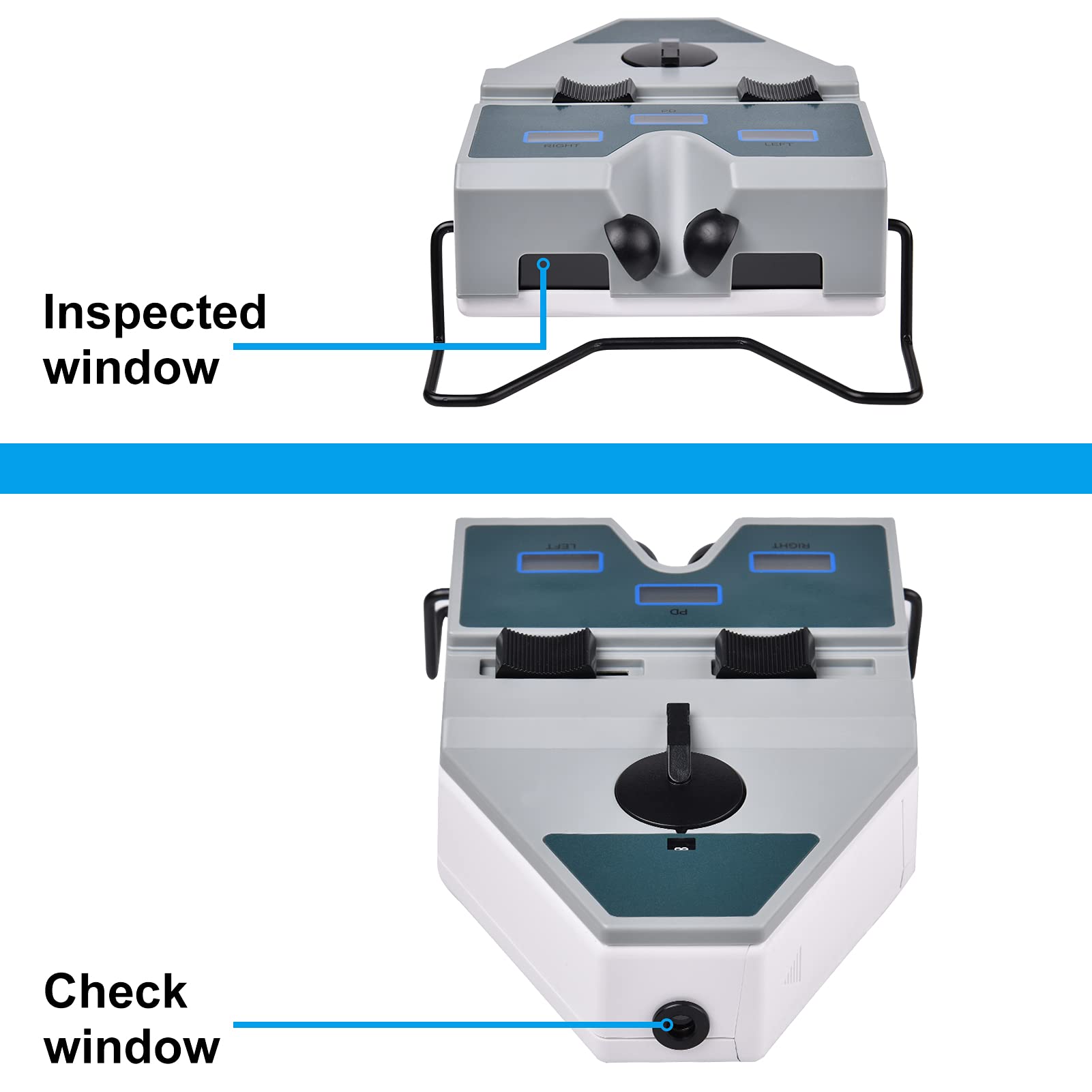 Digital Pupilometer - Accurate PD Meter & Optical Ruler for Eye Pupil Distance Measurement with LCD Display (Gray) | Perfect for Opticians, Eyeglass Fitting & Online Prescription Glasses Shopping