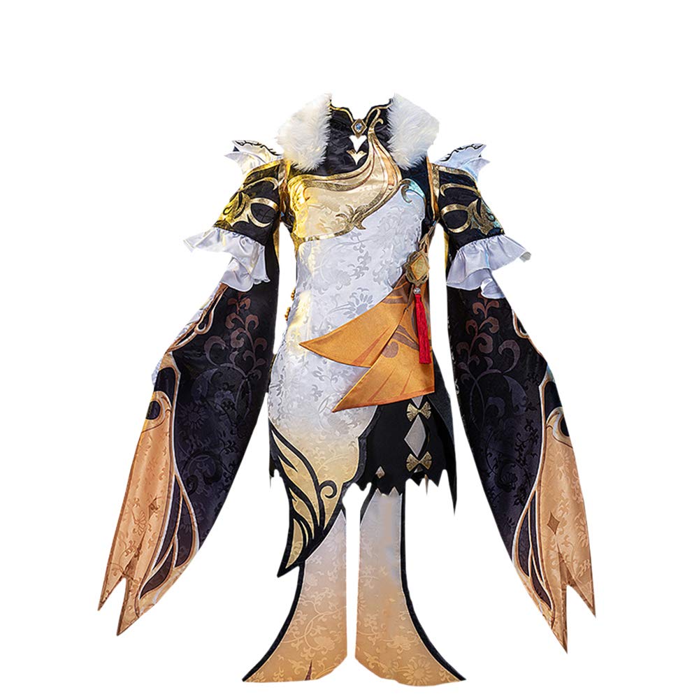 Genshin Impact Ningguang Cosplay Costume - Elegant Geo Archon Dress for Halloween, Anime Conventions & Role Playing