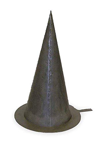 4-Inch Stainless Steel Temporary Cone Strainer - TC1VM1W-A4A | Perfect for Plumbing, HVAC, and Industrial Filtration Applications