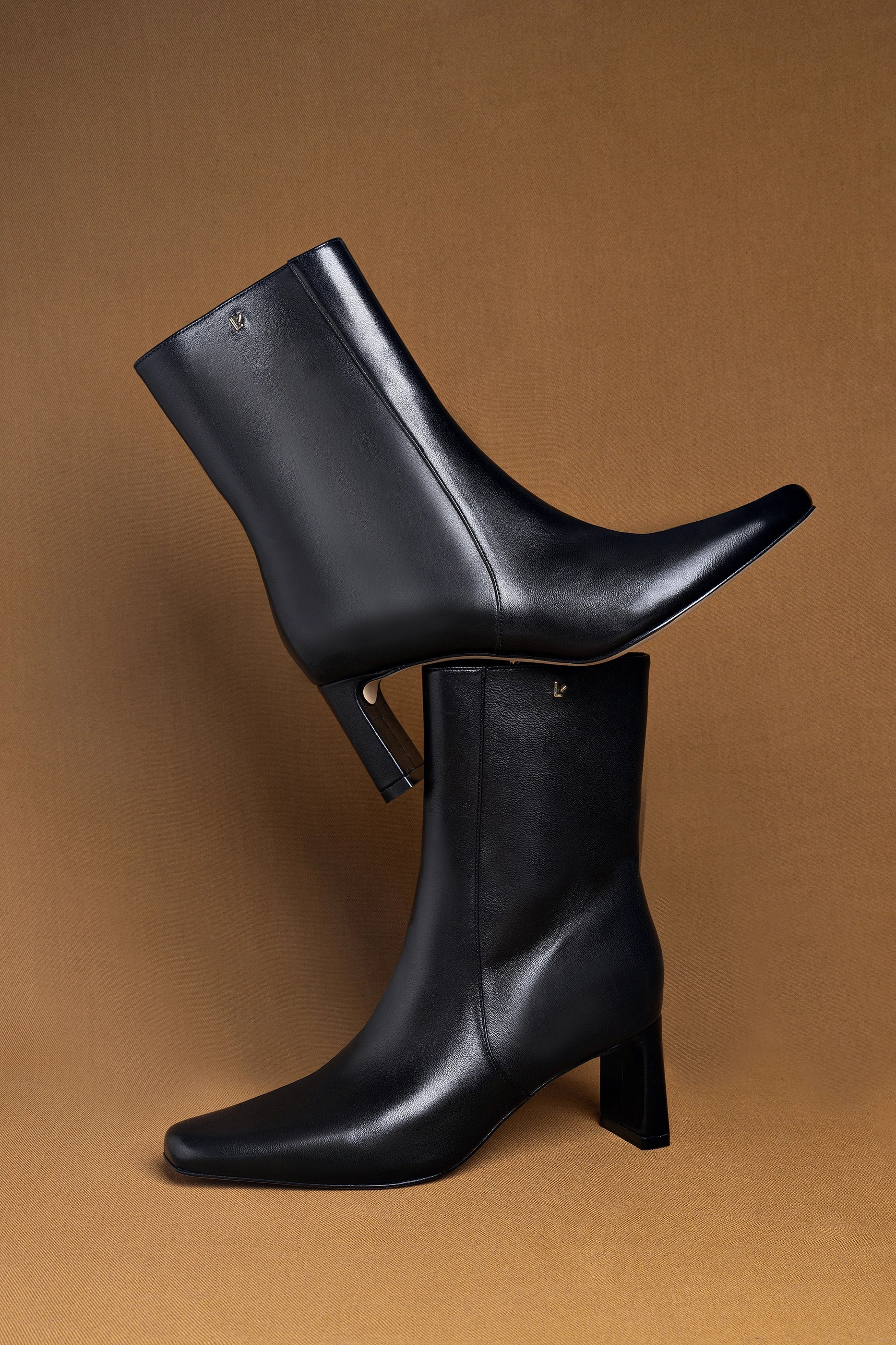Alexis Black Leather Bootie - Stylish Women's Ankle Boots for Fall & Winter | Perfect for Office, Casual Outfits & Night Out