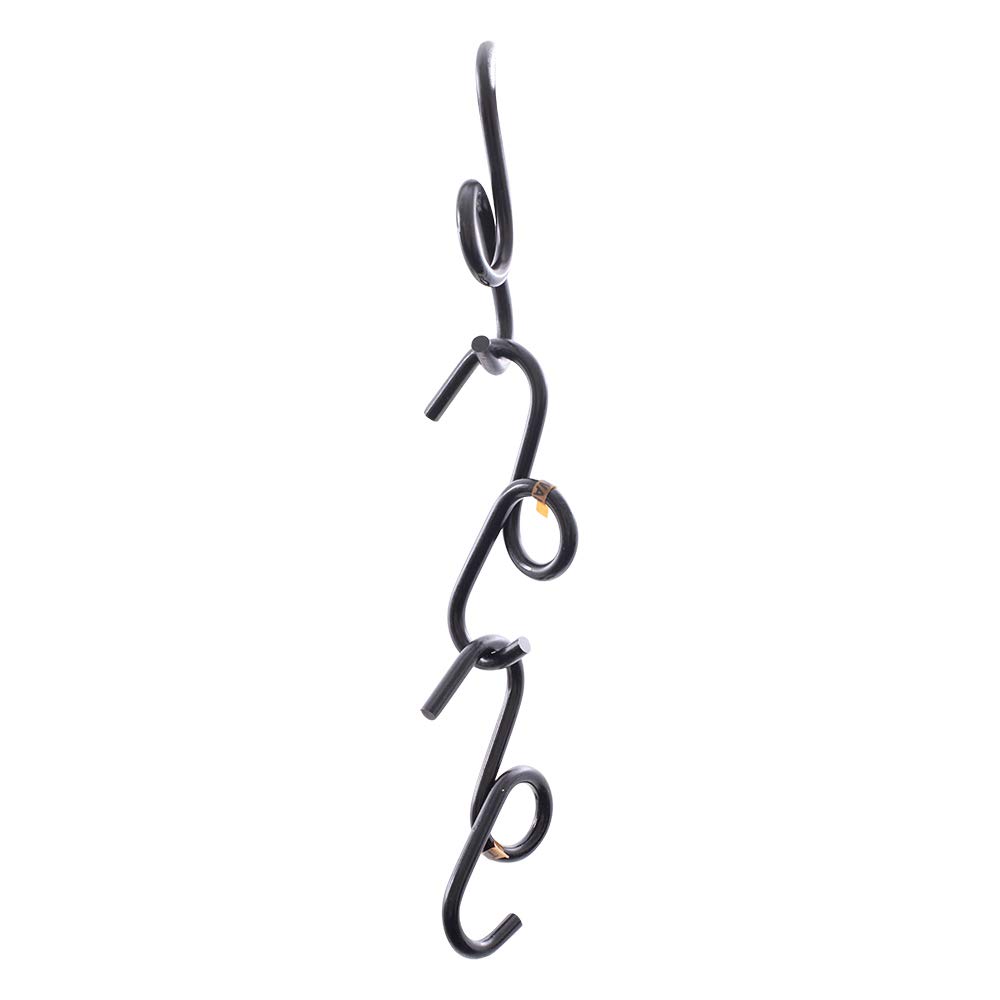 25-Piece Heavy Duty 7-Inch Steel S Hooks for Storage & Display - Wall Mount Hooks for Warehouse, Retail, Industrial & Garage Organization (Perfect for Hanging Tools, Shelving & Retail Displays)