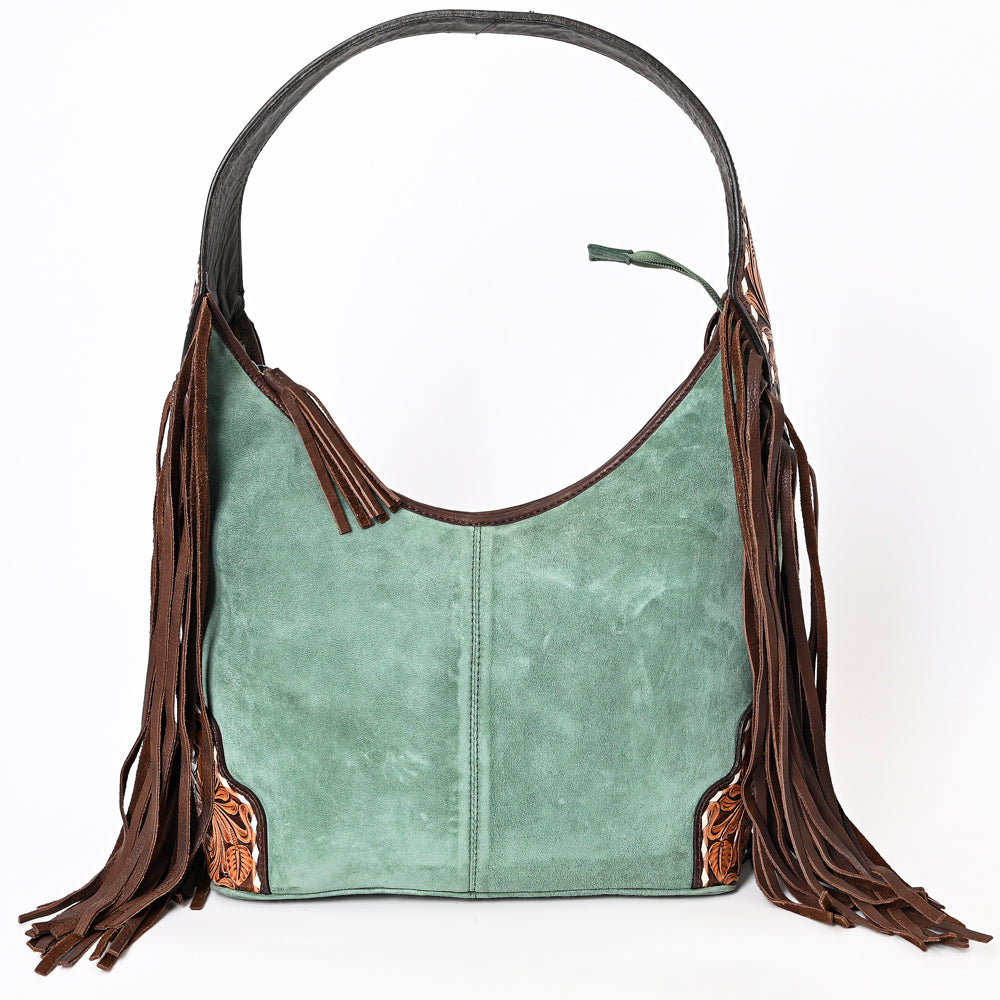 **American Darling Hand Tooled Genuine Leather Women's Western Handbag Purse - Stylish Cowgirl Crossbody Bag for Rodeo, Travel & Everyday Use**