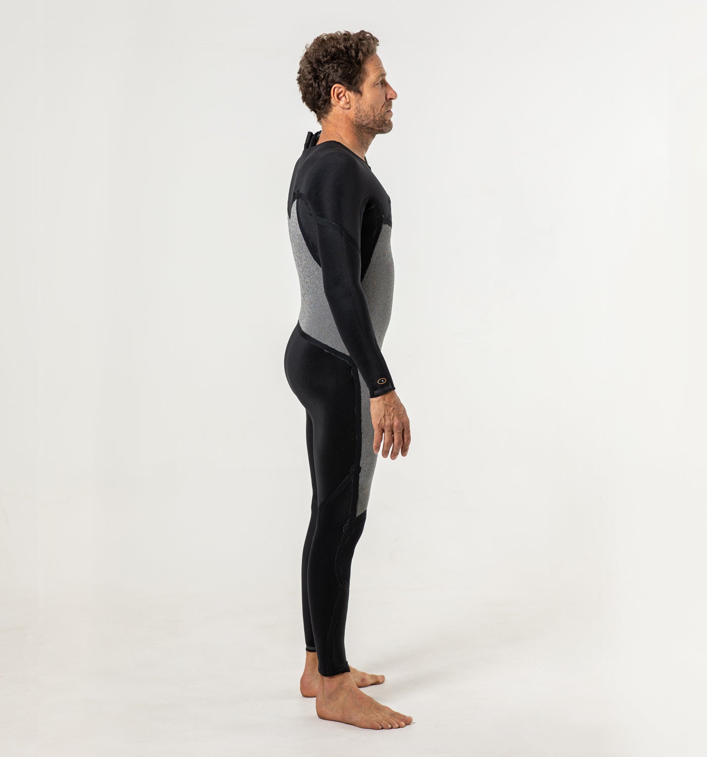 Performance Men's 3/2mm Chest Zip Wetsuit - Premium Neoprene Steamer Wetsuit for Surfing, Diving & Water Sports | Comfortable & Flexible Cold Water Protection