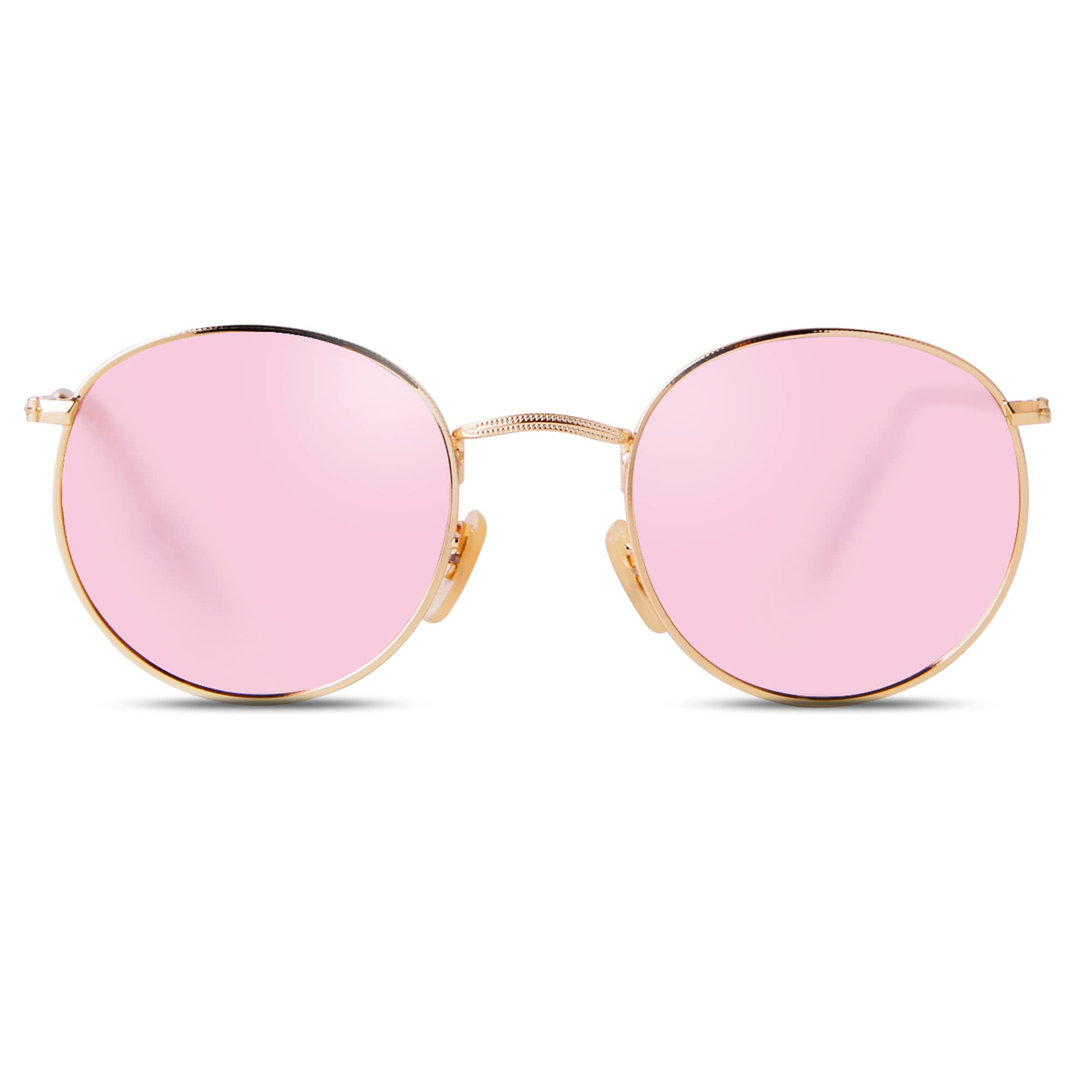 Women's Round Polarized Sunglasses - UV Protection Circle Sunglasses for Men & Women - Perfect for Driving, Beach & Outdoor Activities