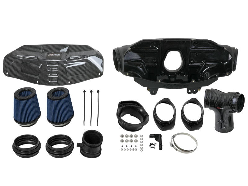 aFe Black Series Carbon Fiber Pro 5R Air Intake System for 2020 Chevrolet Corvette C8 V8 6.2L - High Performance Cold Air Intake Upgrade for Better Engine Power & Fuel Efficiency - Perfect for Racing & Street Performance