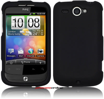 HTC Wildfire Hard Shell Protective Case - Durable Shockproof Cover for HTC Wildfire Smartphone - Perfect for Outdoor, Travel & Daily Use