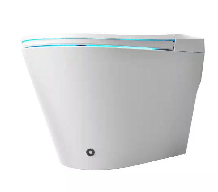 Anzzi TL ST950WIFI WH Envo Echo Smart Bidet Toilet - 1.28 GPF Elongated Bowl with Voice & WiFi Control - Modern Touchless Flushing for Hygienic Bathroom Experience - Perfect for Smart Homes and Luxury Bathrooms