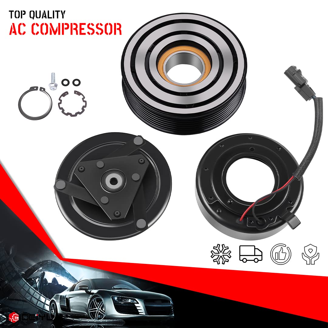 Nissan Sentra Altima 2.5L AC Compressor Clutch Replacement (2007-2012) - High Performance Auto AC Repair Part for Smooth Cooling System Operation - Perfect for Summer Driving & Long Road Trips