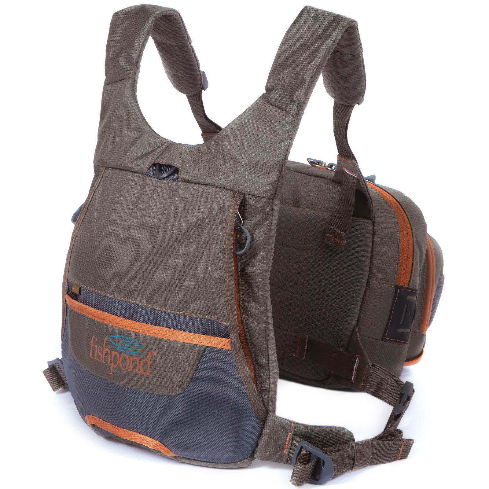 Fishpond Cross-Current Fly Fishing Chest Pack - Waterproof Fly Fishing Vest with Multiple Pockets for Gear Storage - Perfect for Trout, Bass, and Salmon Fishing in Rivers and Streams