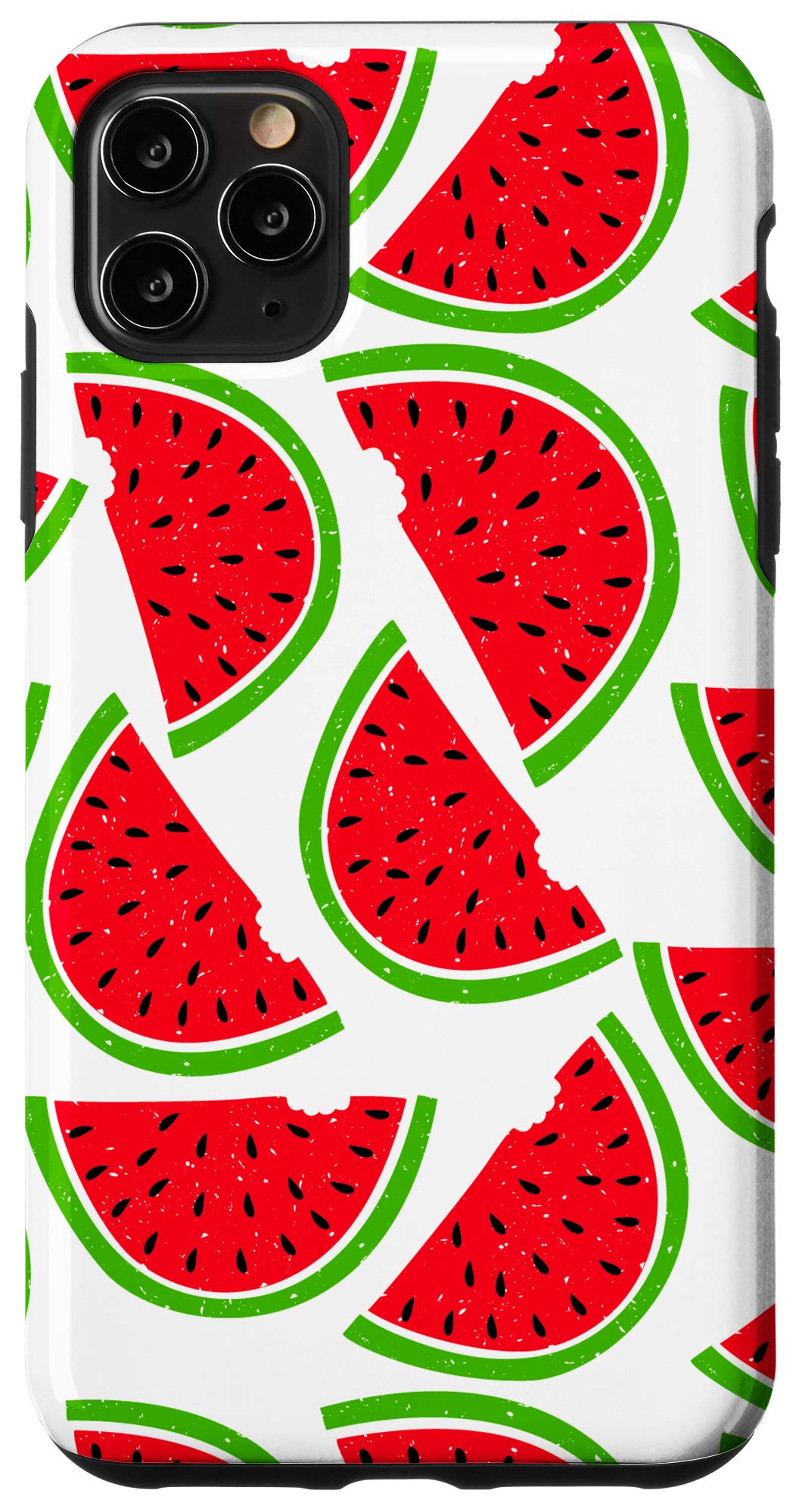 iPhone 11 Pro Max Case - Red Watermelon Tropical Fruit Design, Slim Protective Cover for Summer & Vacation - Perfect for Beach, Pool Party, and Hawaii Travel Accessories