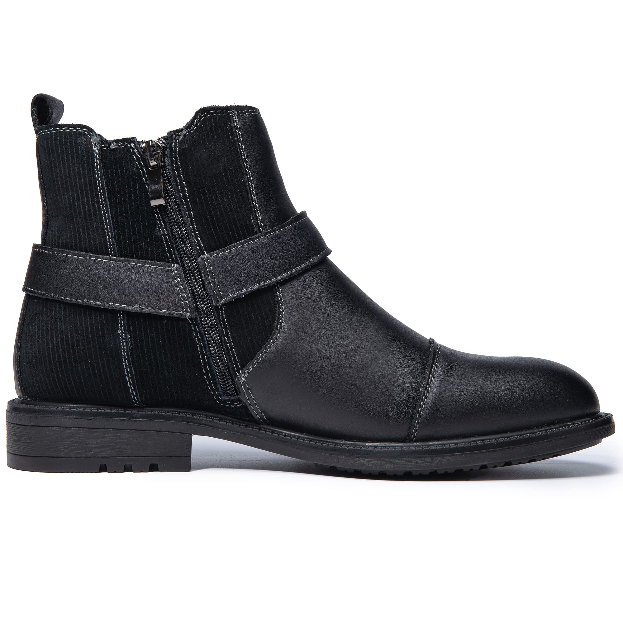 Arkbird Men's Chelsea Ankle Boots - Genuine Leather Oxford Dress Shoes for Casual & Formal Wear | Perfect for Office, Wedding & Everyday Outfits