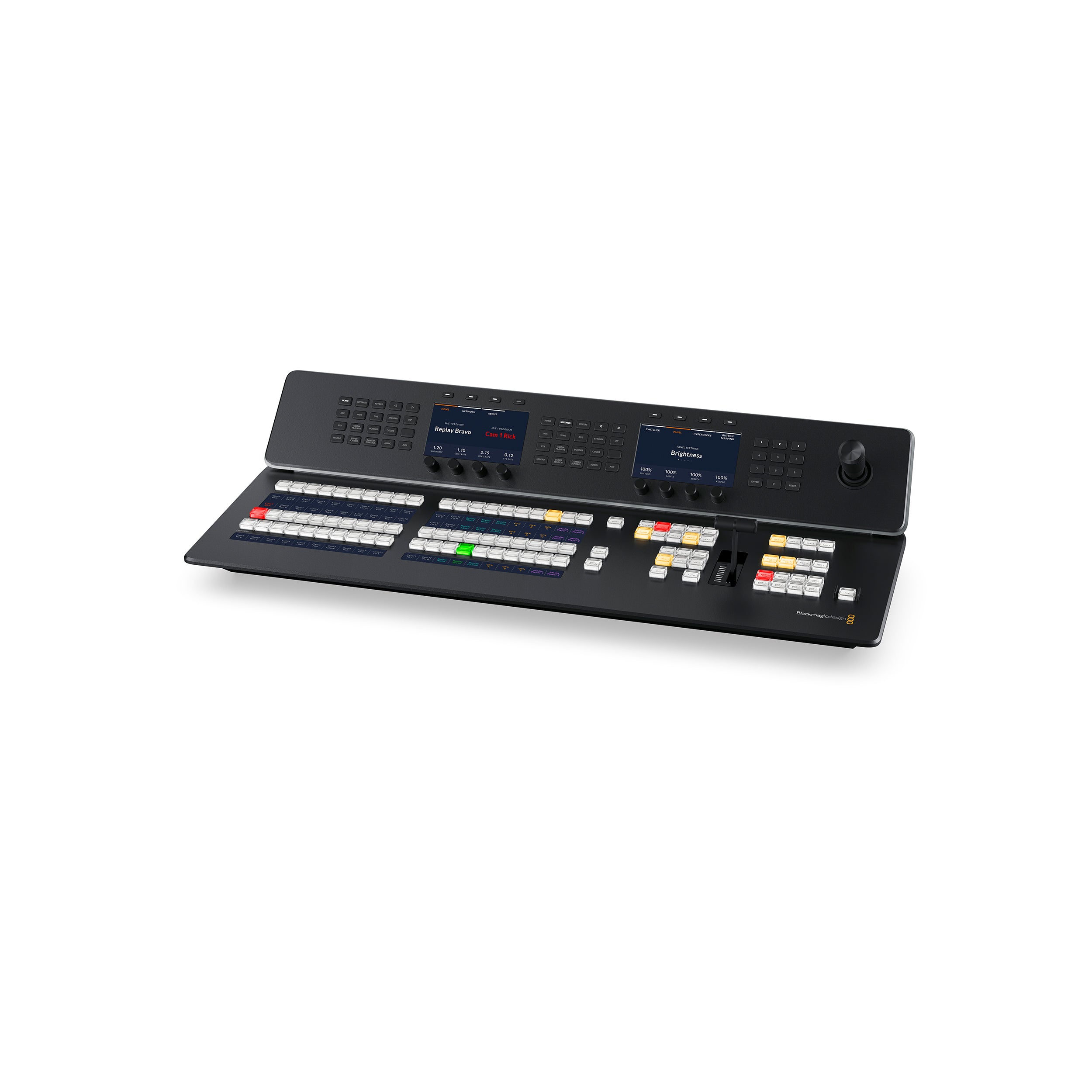 Blackmagic Design ATEM 2 M/E Advanced Panel 20 - Professional Live Production Switcher Control Surface for Broadcast & Studio (Special Order) - Perfect for Live Events, TV Production & Video Streaming
