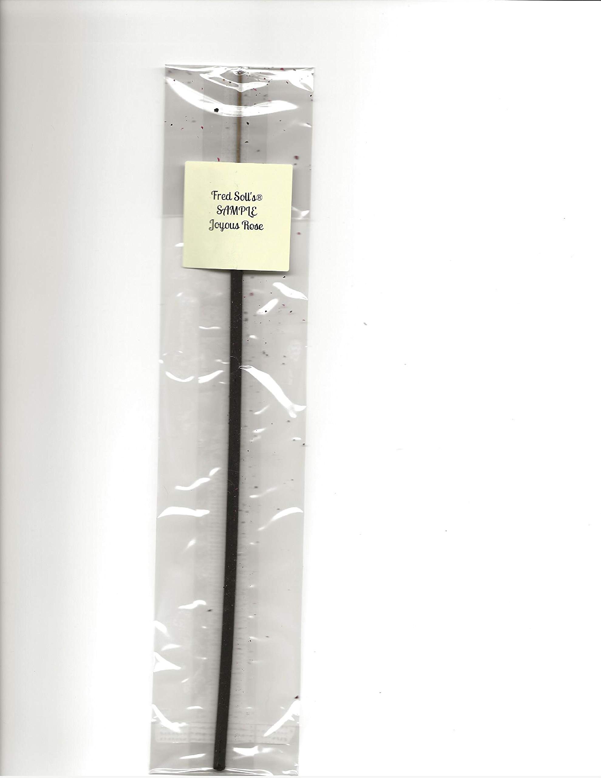 FRED SOLL'S® Joyous Rose Resin Incense Sticks - Natural Aromatherapy for Relaxation, Meditation & Home Fragrance