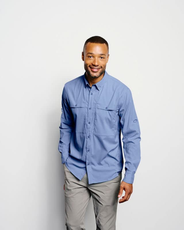 Orvis Men's Open Air Caster Long-Sleeved Shirt - Breathable Quick-Dry Fishing & Outdoor Shirt with UPF Protection for Hiking, Camping & Summer Adventures