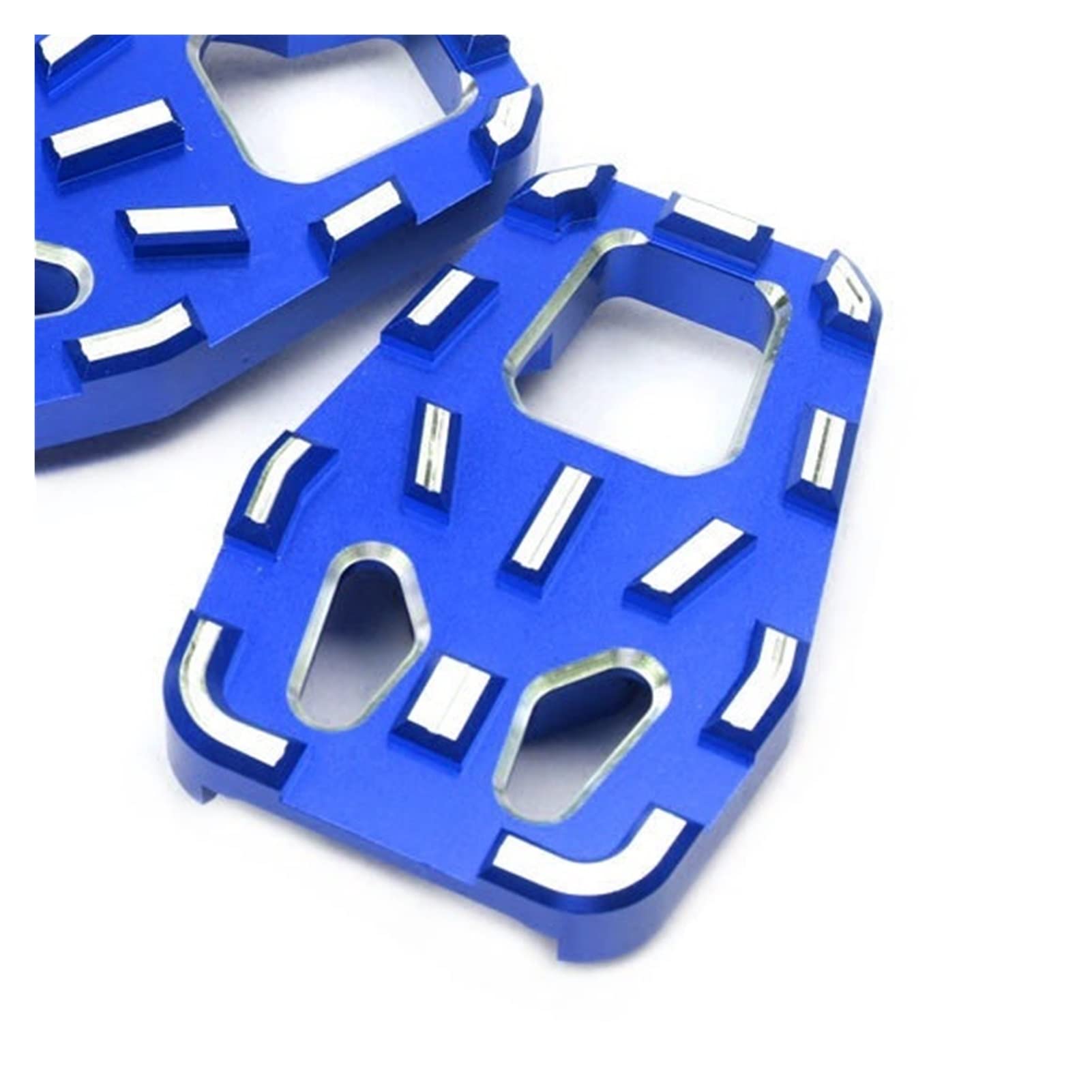 Honda CRF1000L Africa Twin Adventure Sports 2014-2019 Wide Foot Pegs - Billet MX Rest Replacement Upgrade Accessories (Blue) - Durable Off-Road Motorcycle Parts for Adventure Touring & Trail Riding