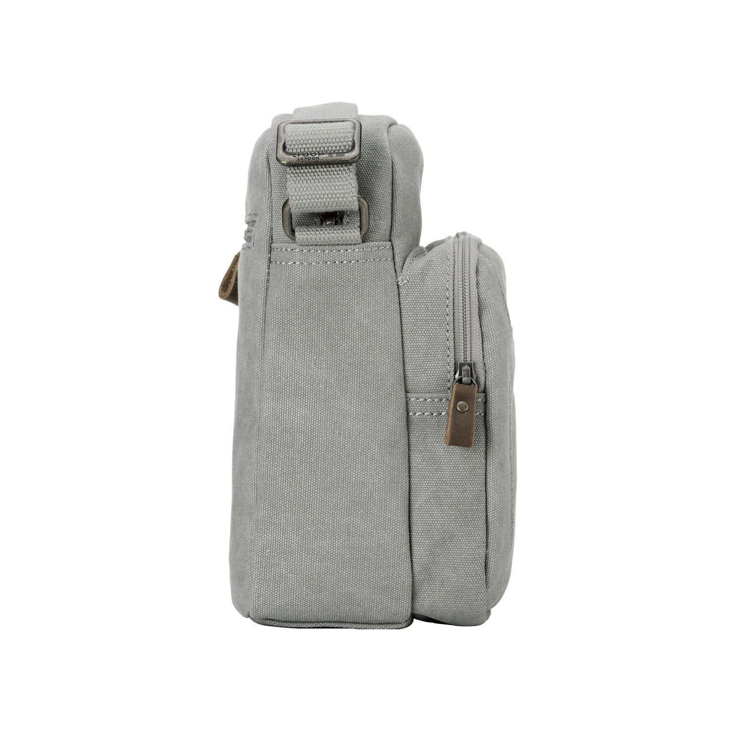 TRP0370 Troop London Classic Canvas Crossbody Bag for Men & Women - Stylish & Durable Everyday Shoulder Bag for Work, Travel & Casual Outings