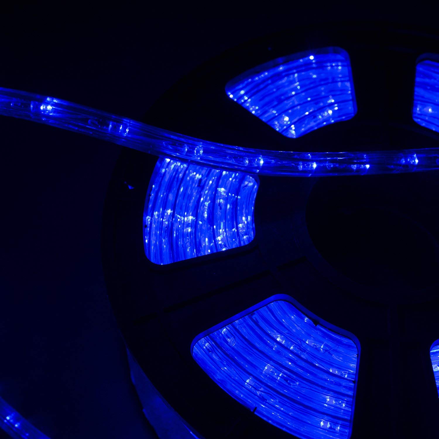 Diophros 100FT LED Rope Lights - Waterproof Outdoor/Indoor Decorative Lighting for Backyard, Garden, Party & Holiday Decor (Blue) - Perfect for Patio, Wedding, Christmas & Landscape Lighting