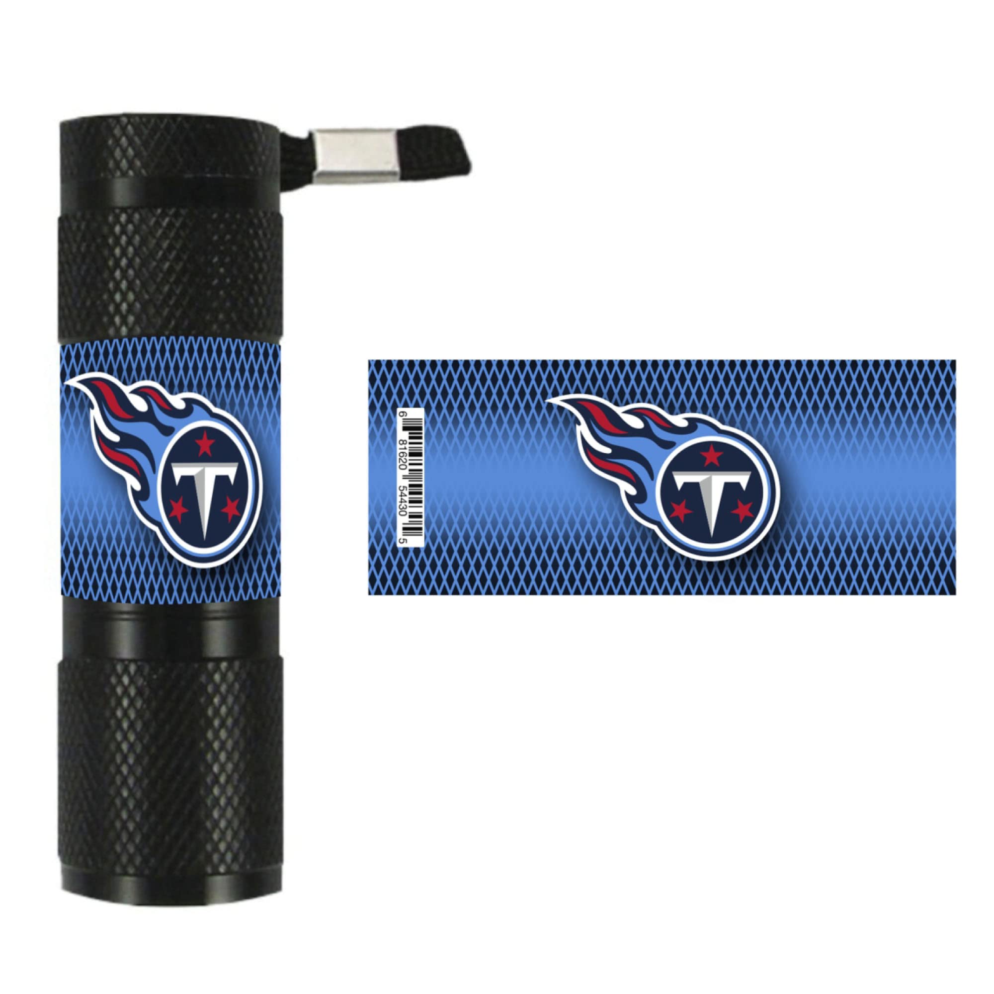 NFL Team Logo LED Flashlight - Bright Portable Light for Camping, Hiking, Emergency & NFL Games - Perfect Gift for Football Fans