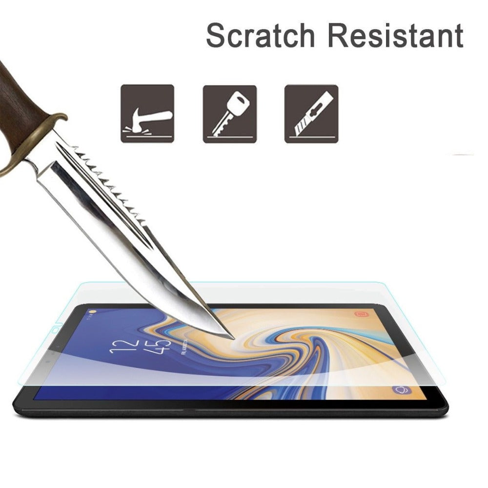 Samsung Galaxy Tab S4 10.5 Inch Tempered Glass Screen Protector for SM-T830/T835 - HD Clear, Anti-Scratch, Bubble-Free - Perfect for Work, Study & Entertainment