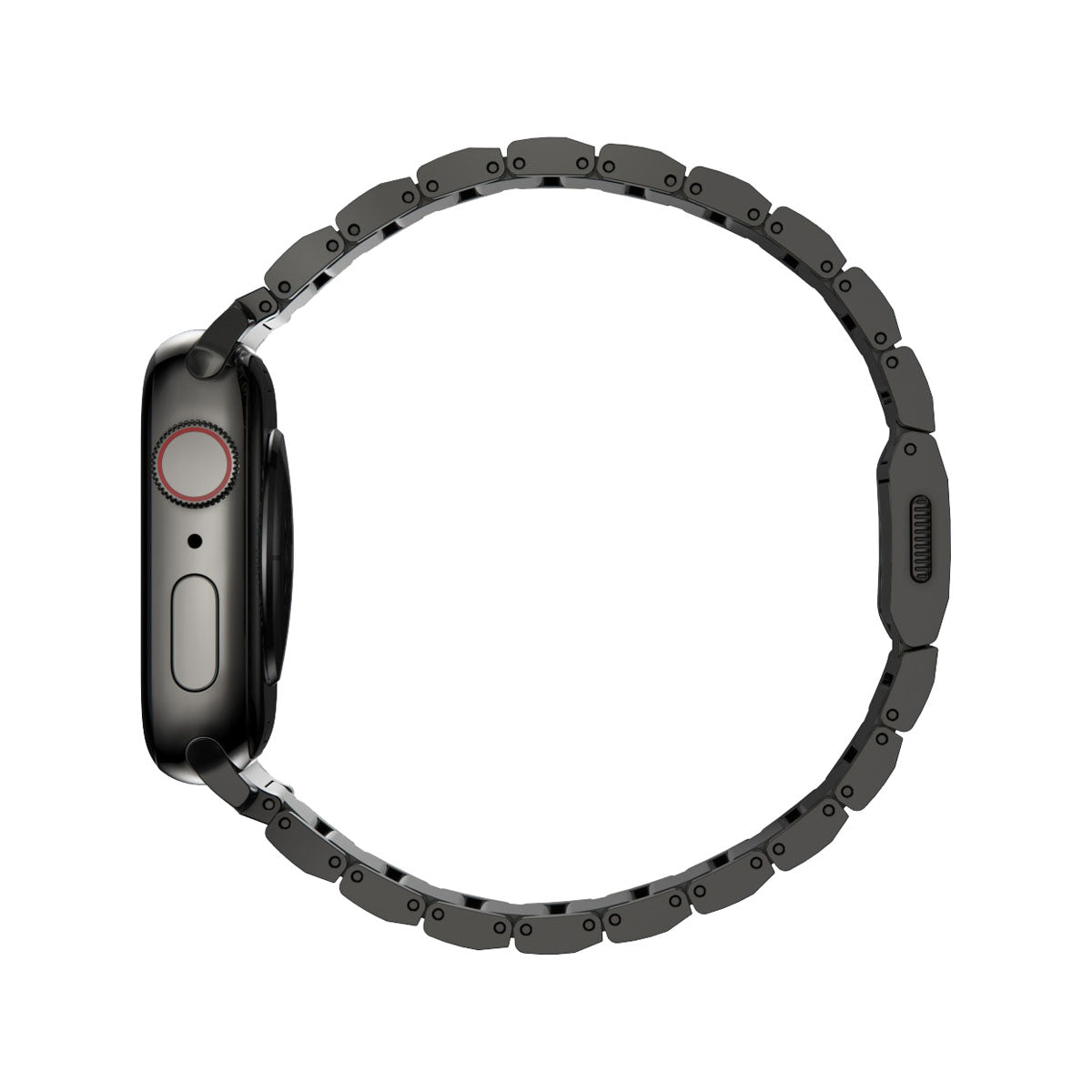 Nomad Apple Watch Band 40mm / 41mm Stainless Steel with Graphite Hardware - Durable & Stylish Replacement Strap for Workouts, Office & Everyday Wear