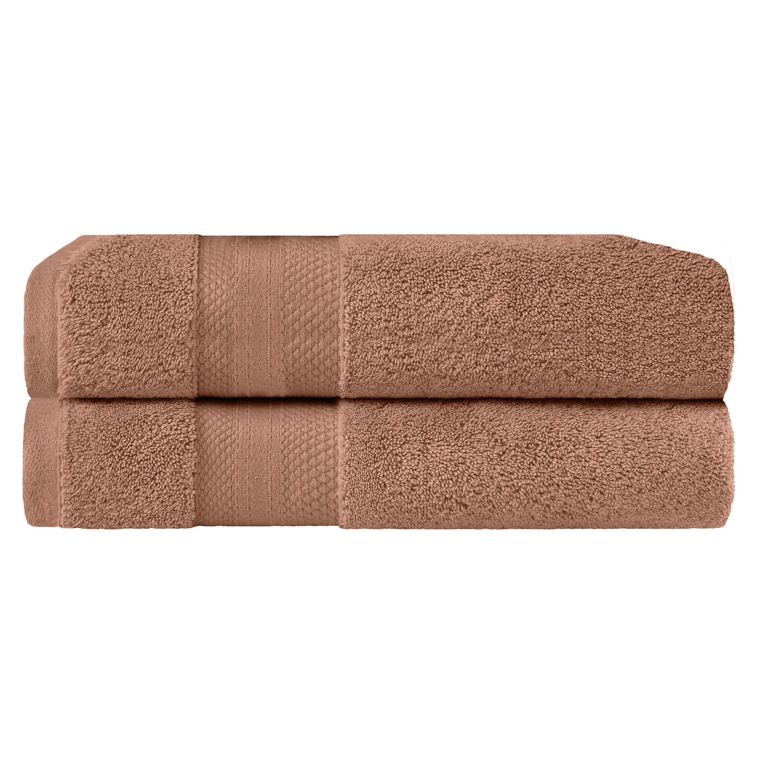 Premium Turkish Cotton Bath Towel Set - Ultra Soft & Absorbent 2-Piece Bath Sheets for Spa, Gym & Luxury Bathroom Use