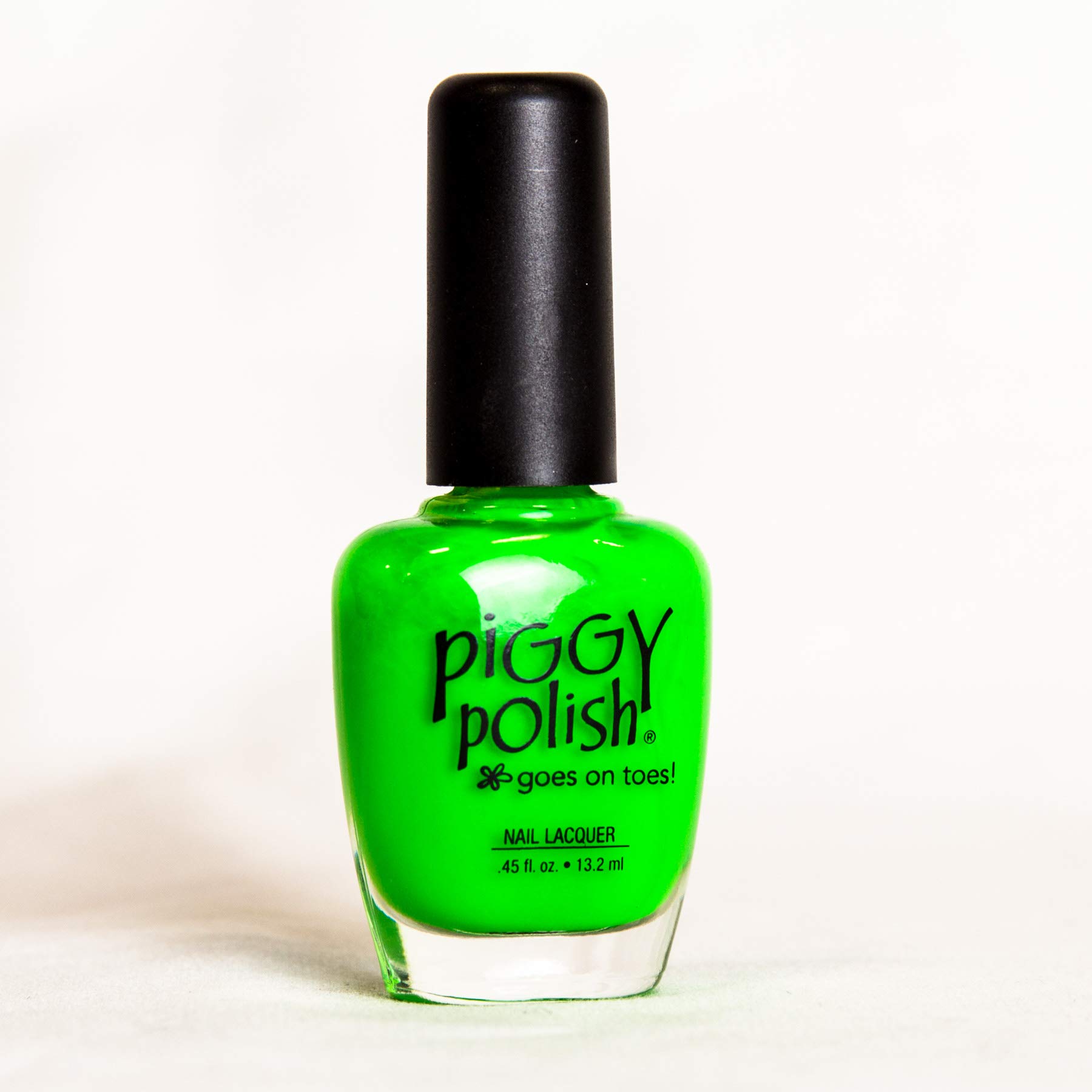 Piggy Polish Vegan Nail Polish - Bright Green, Non-Toxic & Long Lasting Formula - 5 oz Bottle - Perfect for Manicures, Pedicures & Nail Art Designs
