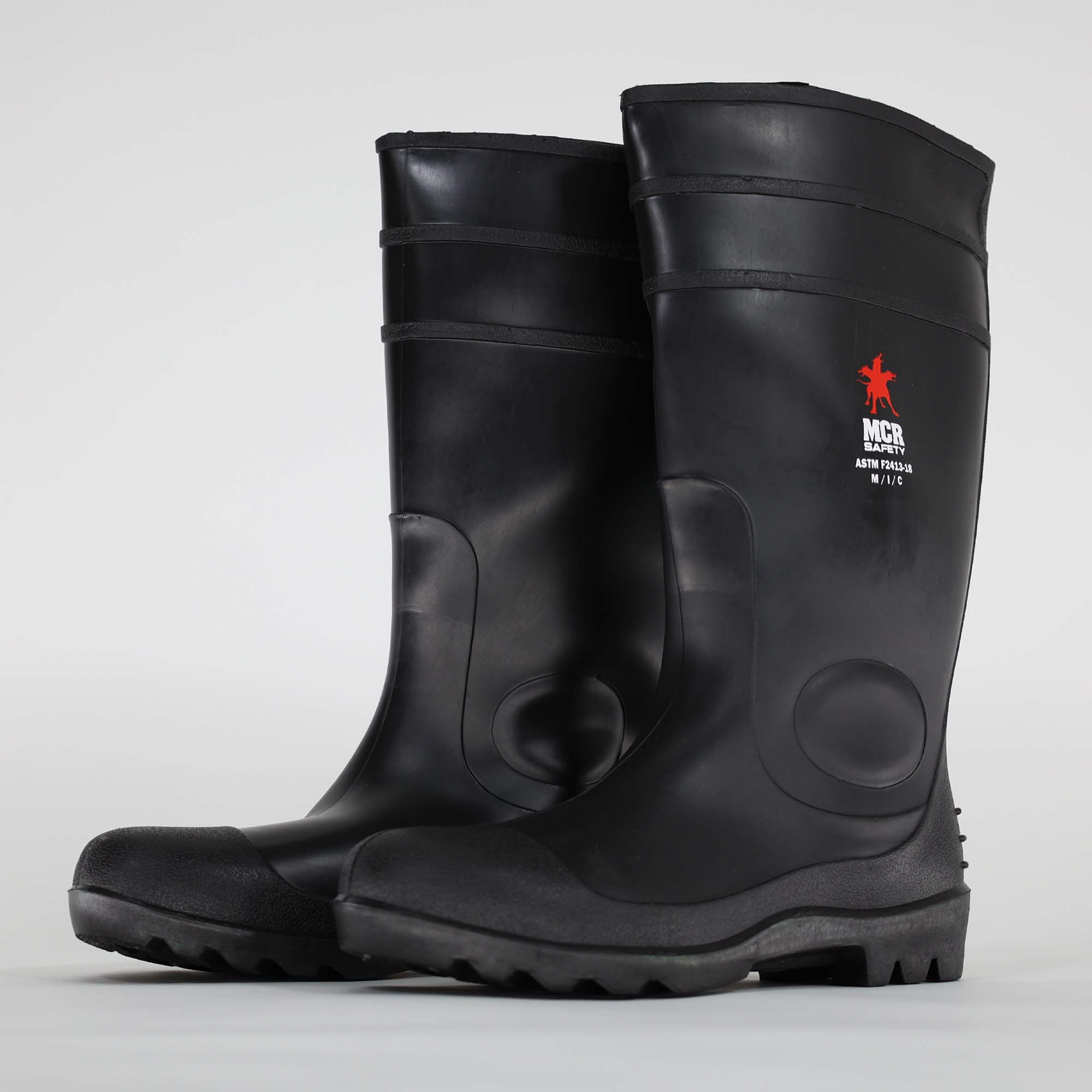 Industrial Safety Boots for Men & Women - Steel Toe Work Boots with Slip & Oil Resistant Sole - Heavy Duty Construction Work, Warehouse, and Outdoor Job Site Footwear