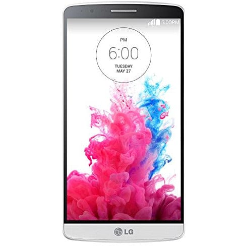 LG G3 D850 32GB Unlocked GSM Smartphone - 4G LTE, Quad HD Display, Android OS, Silk White - Perfect for Travel, Business & Streaming