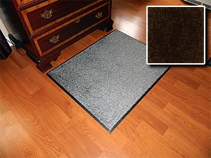 Premium Non-Slip 4' x 6' Brown Indoor Entryway Runner Mat - Heavy Duty Carpet Floor Mat for Home, Office & High Traffic Areas - Water Absorbent, Durable & Easy to Clean - Perfect for Mudrooms, Hallways & Front Doors