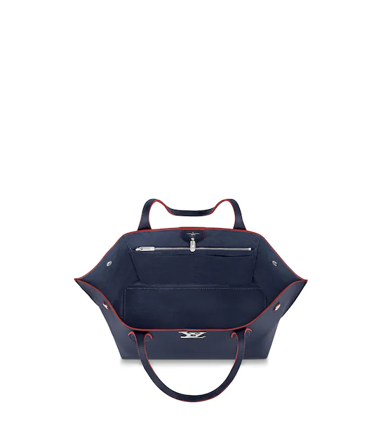 LV Lockme Go Handbag in Blue & Red - Stylish Crossbody Bag for Women, Perfect for Work, Travel & Everyday Use