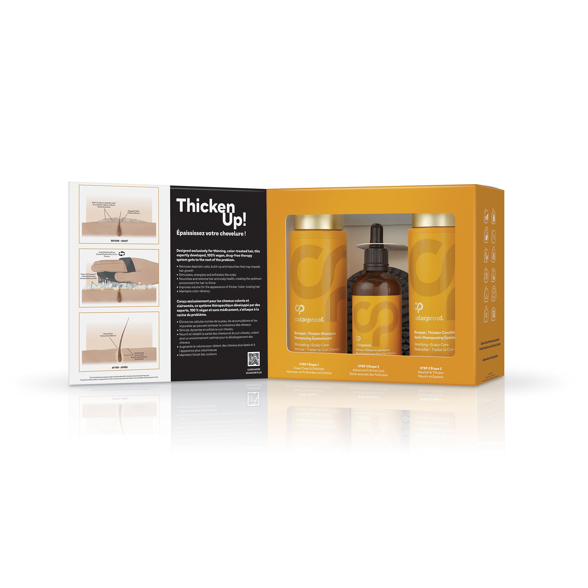 Colorproof Biorepair Anti-Aging Scalp & Hair Therapy Kit - Repair Damaged Hair, Reduce Breakage & Promote Growth - Perfect for Dry, Damaged Hair & Scalp Care at Home