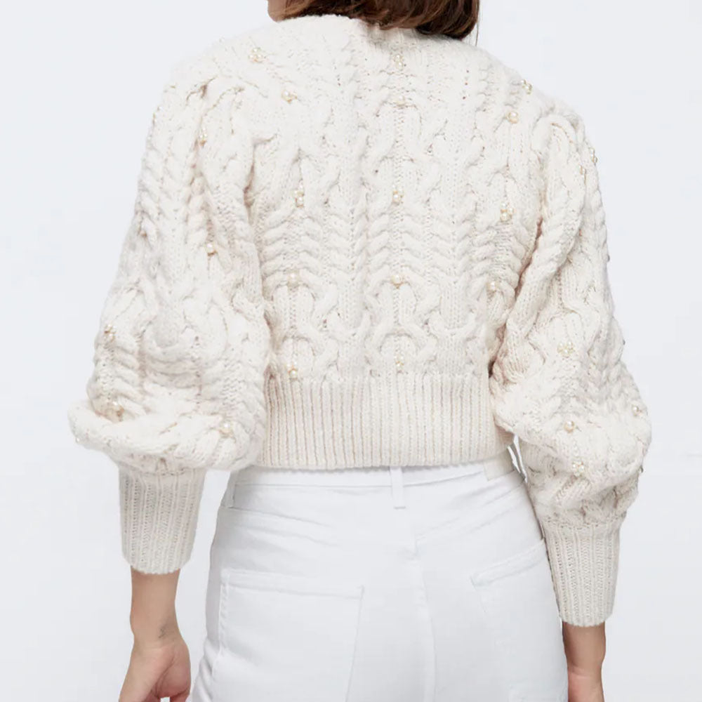 Stylish Autumn Button Sweater Coat - Fashionable Costume Jewelry for Women | Perfect for Fall Layering & Casual Outfits
