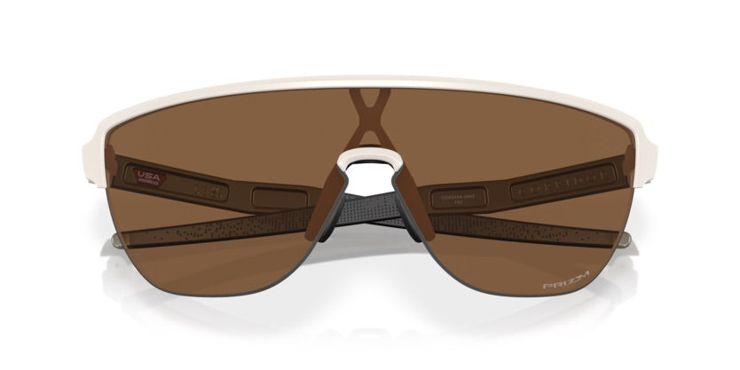 Oakley Corridor A Sunglasses Matte Warm Grey with Prizm Bronze Lenses - Polarized Sports & Outdoor Sunglasses for Running, Cycling, and Driving