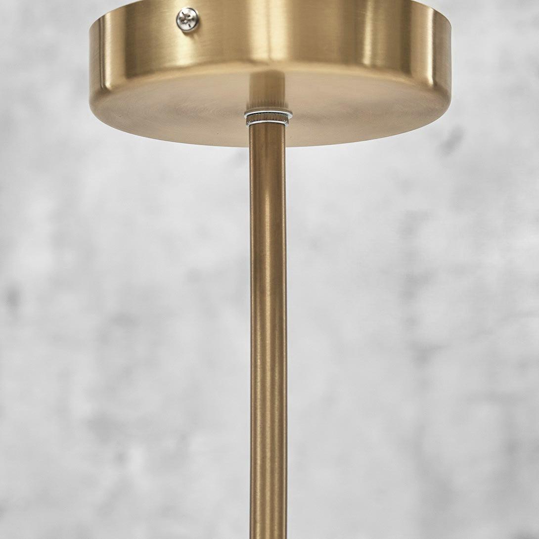 Modern Bower Pendant Light - Adjustable Hanging Lamp with Glass Shade for Kitchen Island, Dining Room, and Bedroom Lighting - Stylish Home Decor Fixture