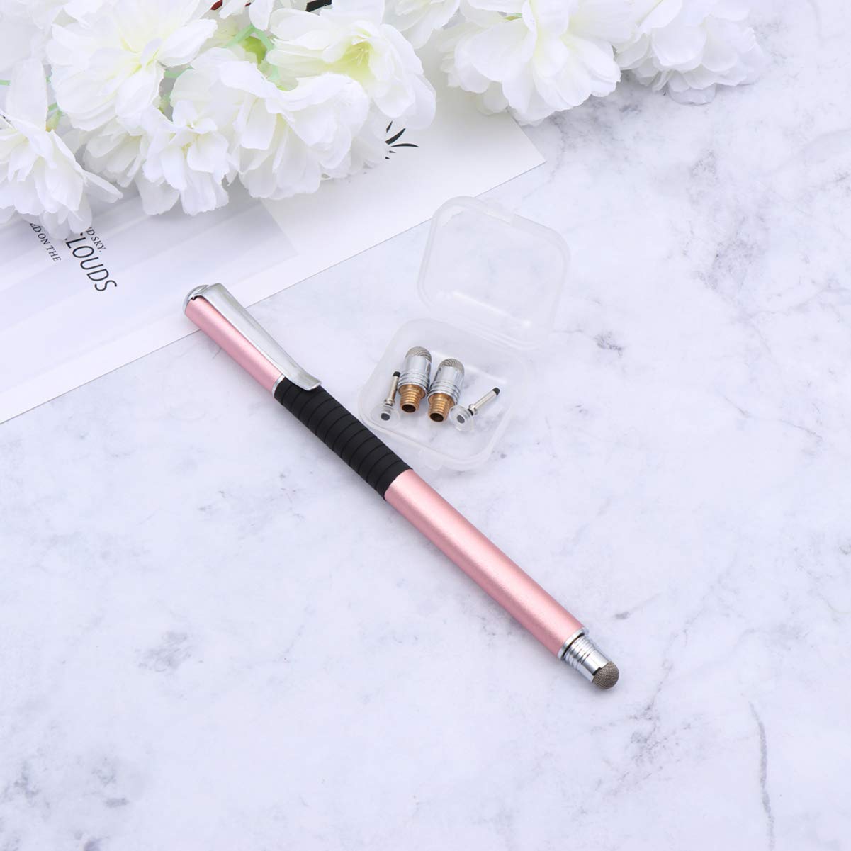 5-Piece Set Stylus Pens for Touch Screen - Universal Capacitive Stylus for Smartphones, Tablets, Laptops - Precise Handwriting & Drawing Tool - Perfect for Note-Taking, Digital Art & Online Classes
