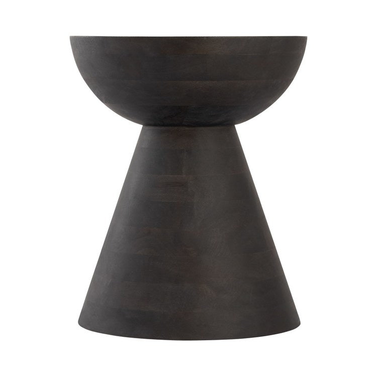 Boyd Accent Table 15 x 18 Inch Blackwash Finish - Perfect for Living Room, Bedroom, or Entryway Decor