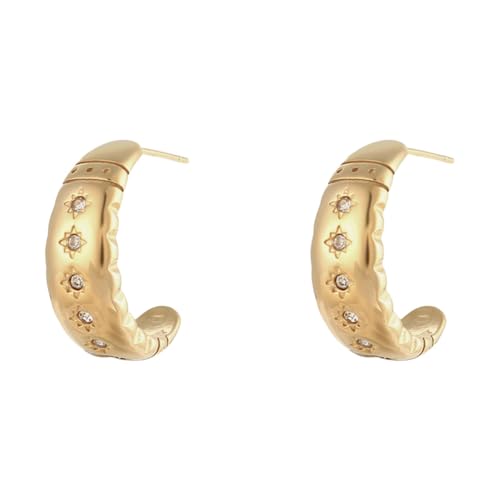 Stars Hoop Earrings