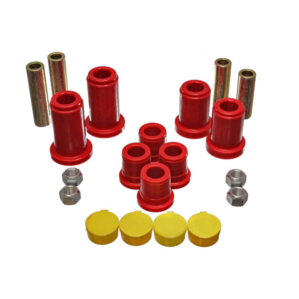 Energy Suspension Front End Bushing Set for 2000 Chevy Tahoe - Red (3.3180R) | Improves Handling & Ride Comfort for Off-Road & Daily Driving