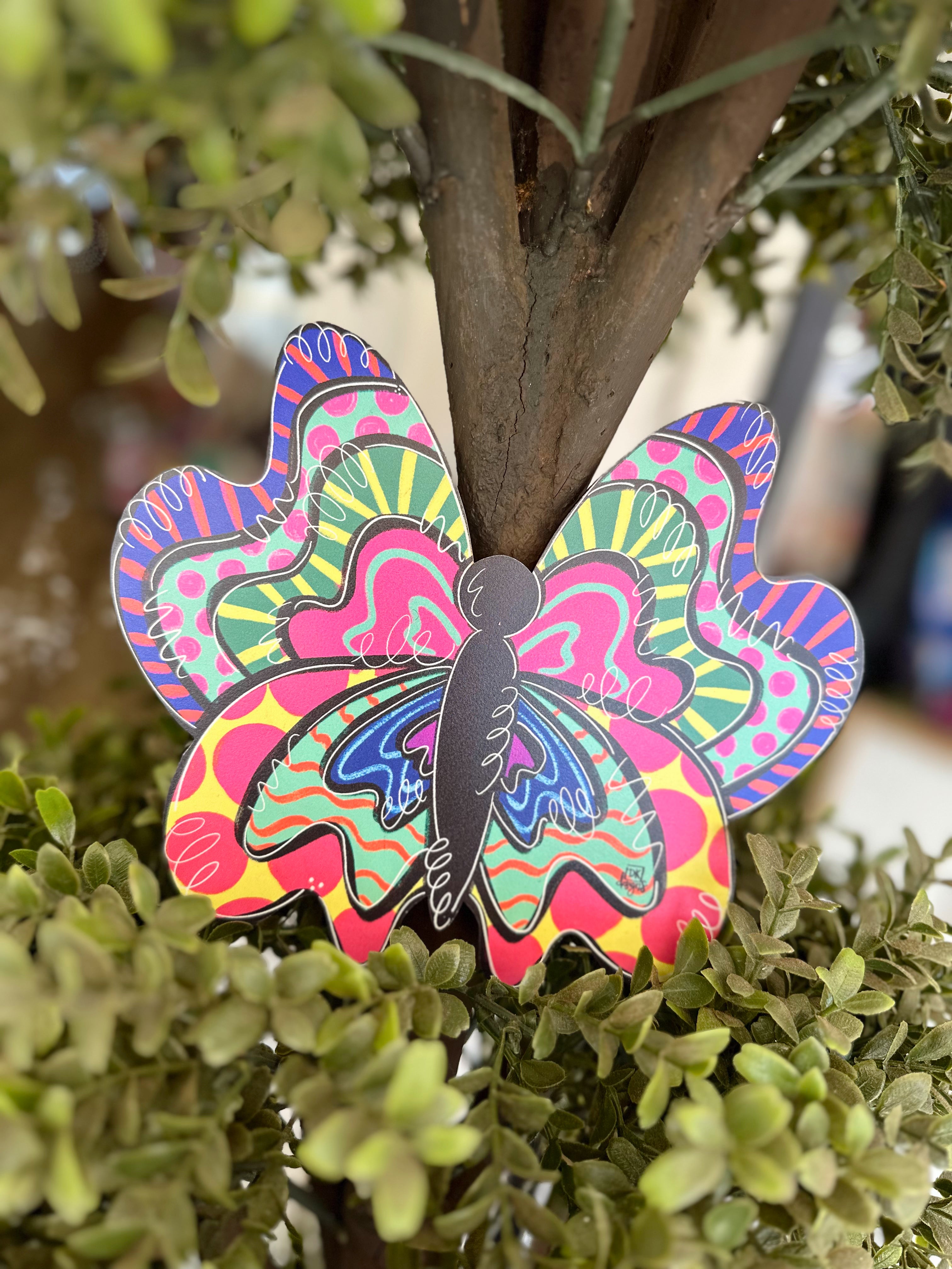 Butterfly Mini Velcro Attachment - Secure Fastening for DIY Crafts, Home Organizing & Office Supplies | Strong Adhesive Hook & Loop Tape for Easy Use