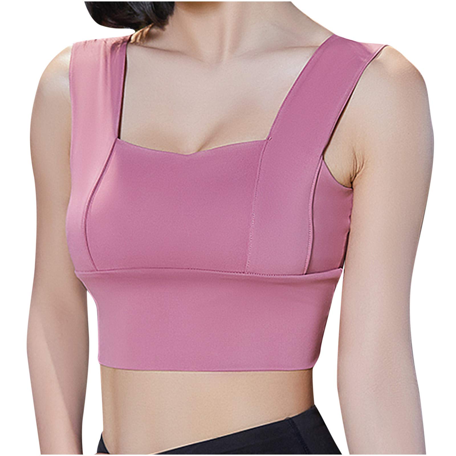 High Support Sports Bras for Women - No Underwire Comfortable Workout Bra Top - Perfect for Yoga, Running & Gym