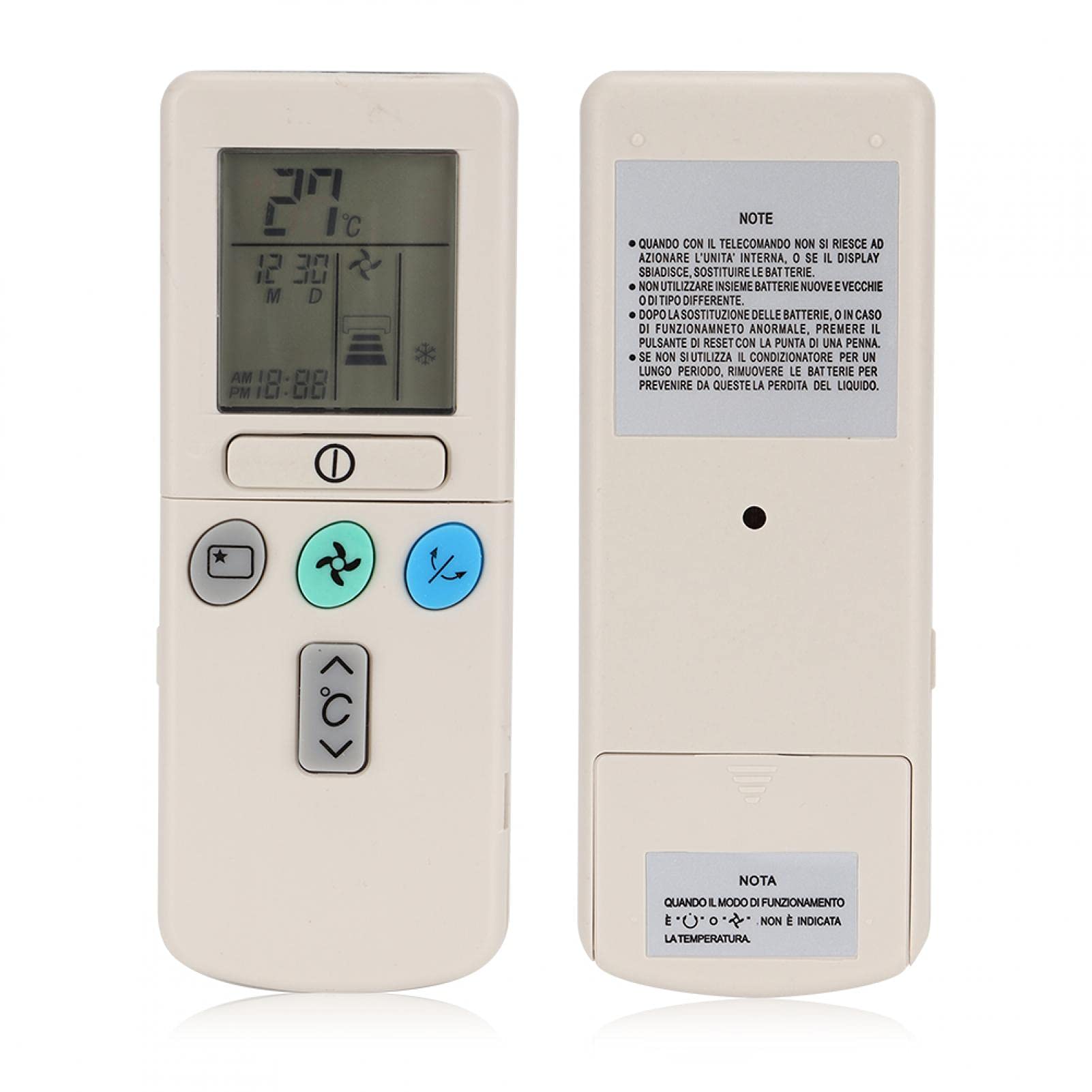 Shanrya ABS Durable Universal Air Conditioner Remote Control - Compatible with Home & Office AC Units | Perfect for Bedroom, Living Room & Workspace Cooling